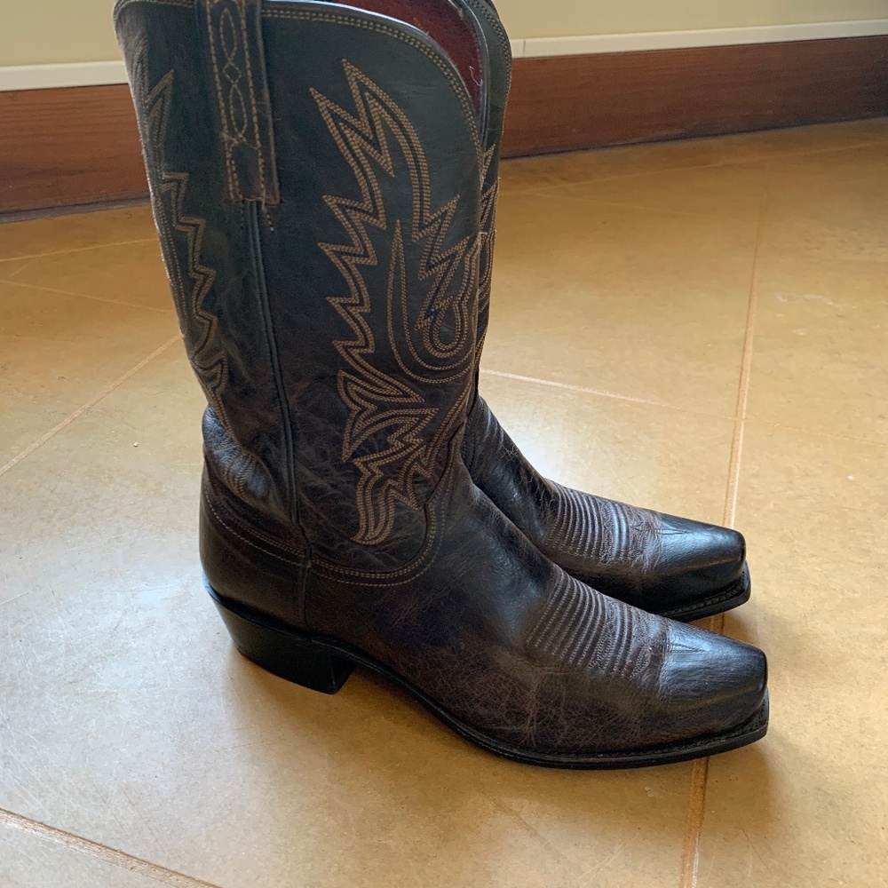 Lucchese 1883 Snip Toe Western Boots